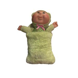 Cpk Ophelia Frog Cabbage Patch Kids Woodland Friends Cuties Doll & Sleeping Bag